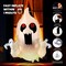 Halloween Inflatable Ghost Broke Out from Window with Built-In Rotating Red Led,Blow up Flying Ghost for Halloween Window Decor,Halloween Outdoor, Yard, Garden, Lawn Party Decoration(3 FT)